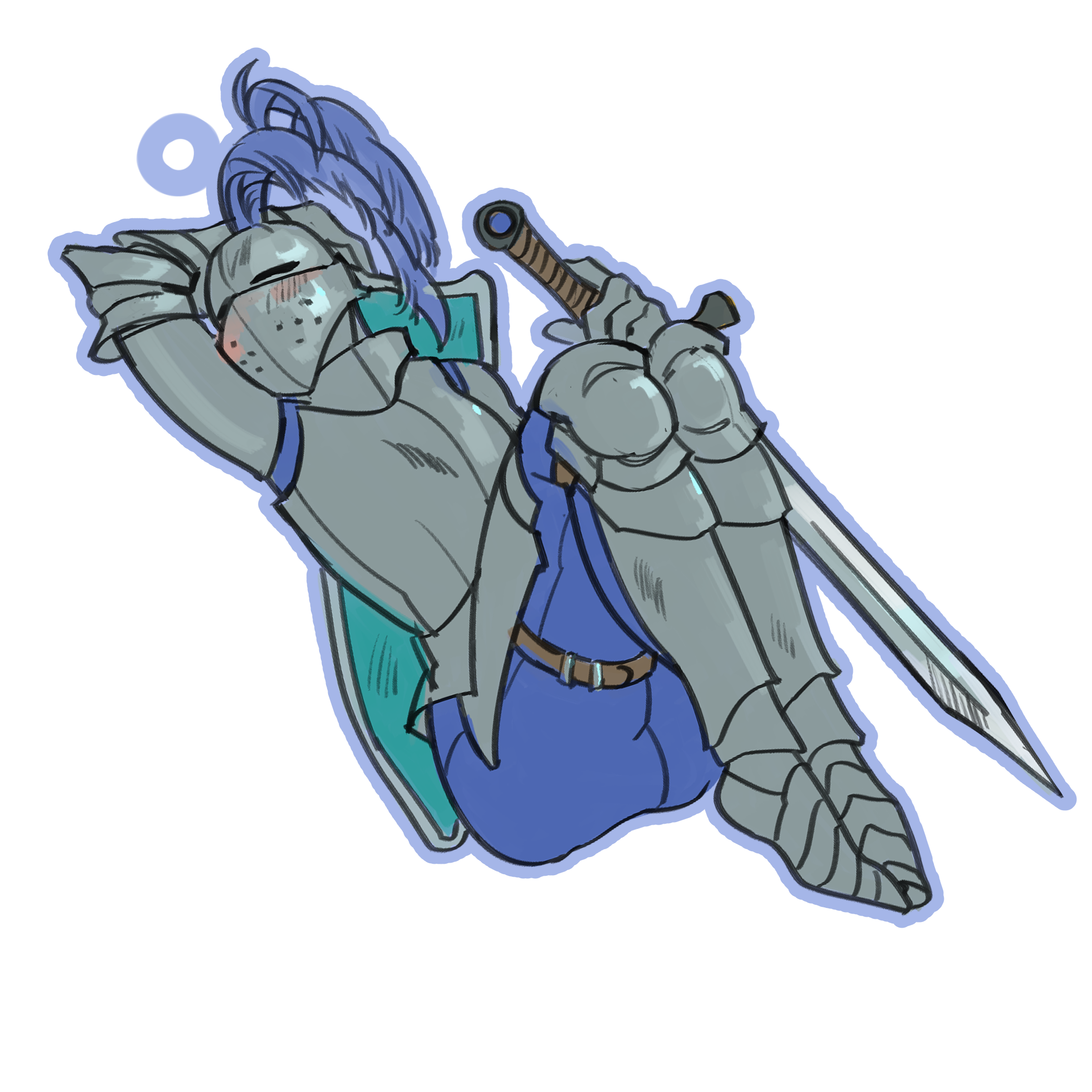 POLYARMORY KNIGHT CHARMS