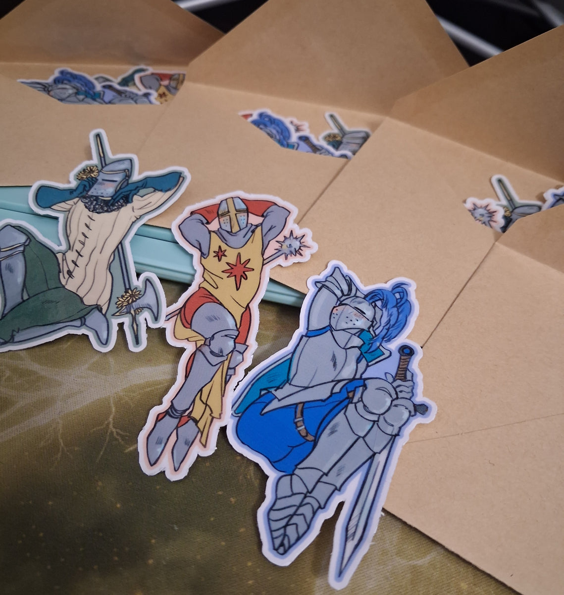 POLYARMORY KNIGHT STICKER SET